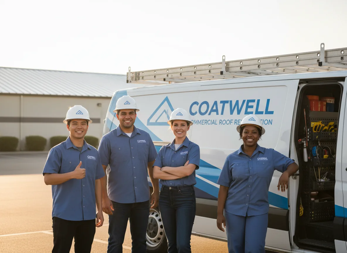 Commercial roof coating company in Cosby, TN